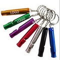 Aluminium whistle key chain